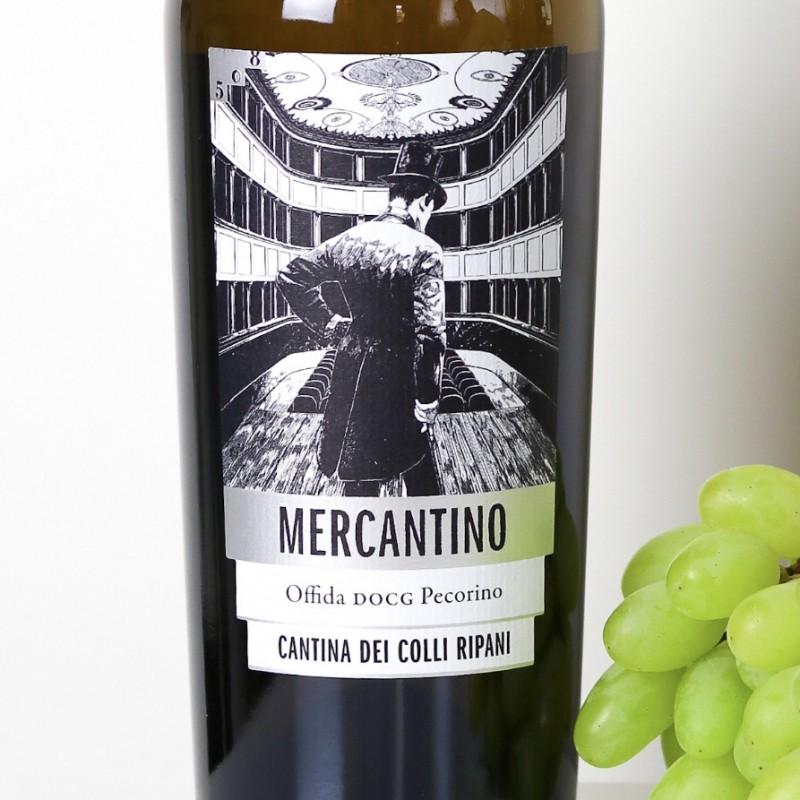 Wein & Spumante-Mercantino - Pecorino Weisswein von Colli Ripani-