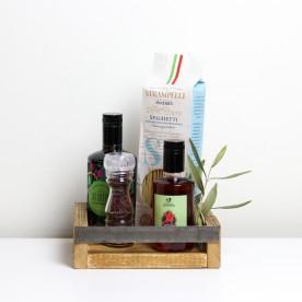 Il Forte - Geschenkkistchen gefüllt mit Olivenöl, Salz und Pasta